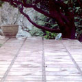 Stone patio